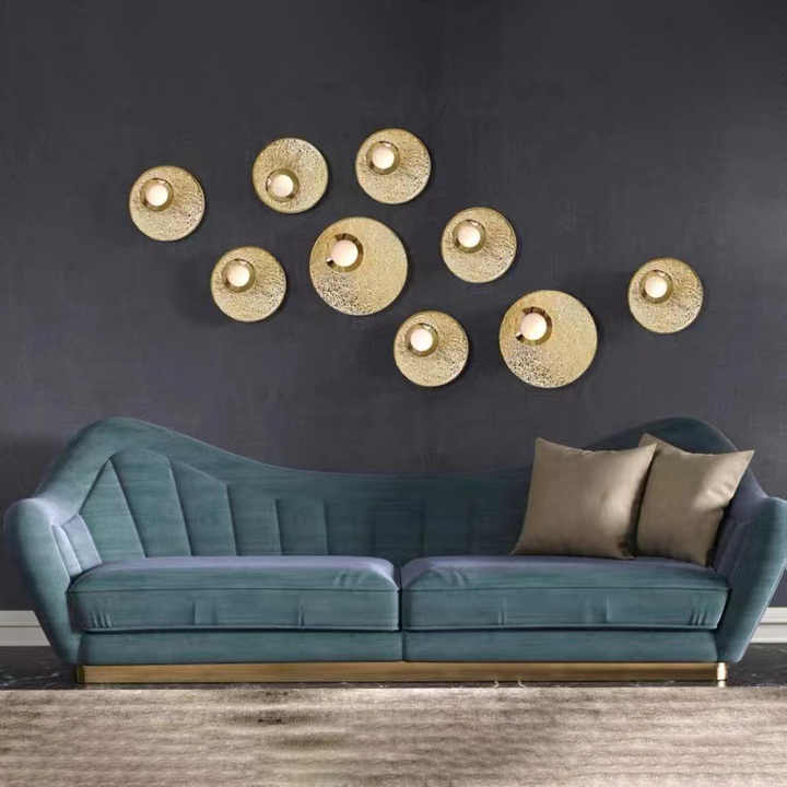 Modern Simple Yellow Cave Stone Wall Light